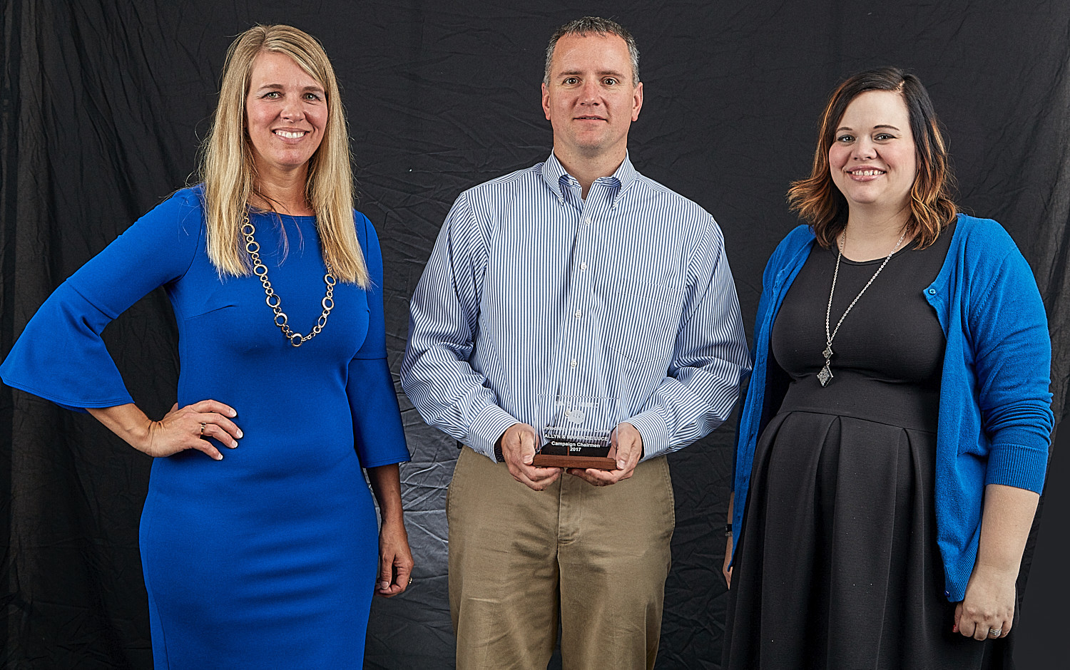 CAMPAIGN CHAIR Chasity Yoder, United Way Executive Director Allyn Luce, 2017 Campaign Chair (Makenzie Luce not pictured) Jamie Vonalt, United Way Executive Assistant