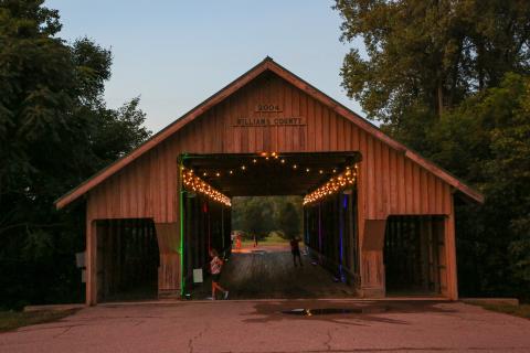 Glow Run Bridge